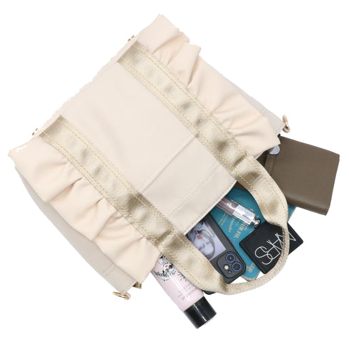 2WAY フリルトートバッグ 12-1116